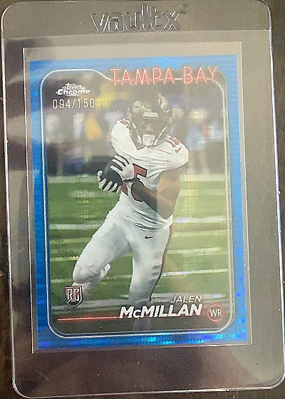2024 Topps Chrome #242 Jalen McMillan — front