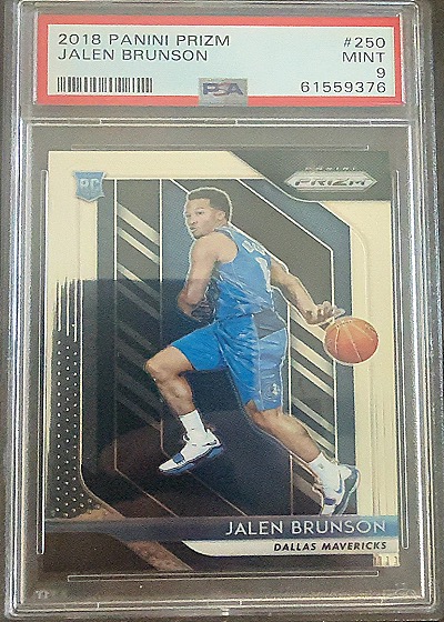 2018 Panini Prizm #250 Jalen Brunson — front