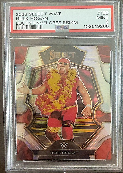 2023 Panini Select WWE #130 Hulk Hogan Lucky Envelopes Prizm — front