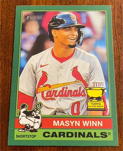 2025 Topps Heritage #103 Masyn Winn — front