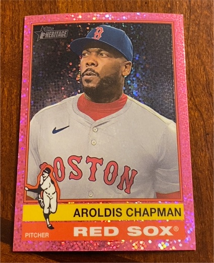 2025 Topps Heritage #24 Aroldis Chapman — front