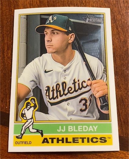 2025 Topps Heritage #421 JJ Bleday — front