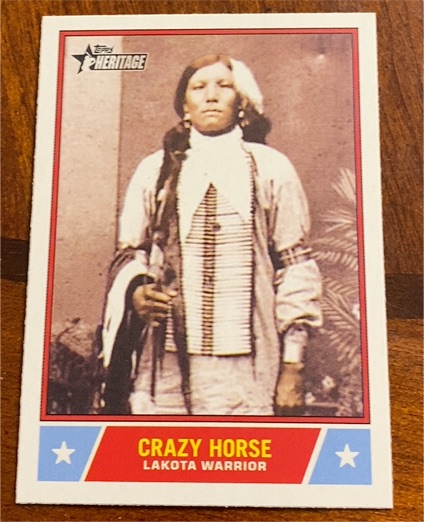 2025 Topps Heritage Notable Americans #NS Crazy Horse — front