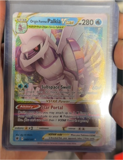 2022 Pokémon Astral Radiance #040 Origin Forme Palkia VSTAR — front