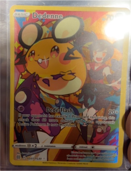2022 Pokémon Sword & Shield: Brilliant Stars Trainer Gallery #TG07/TG30 Dedenne — front