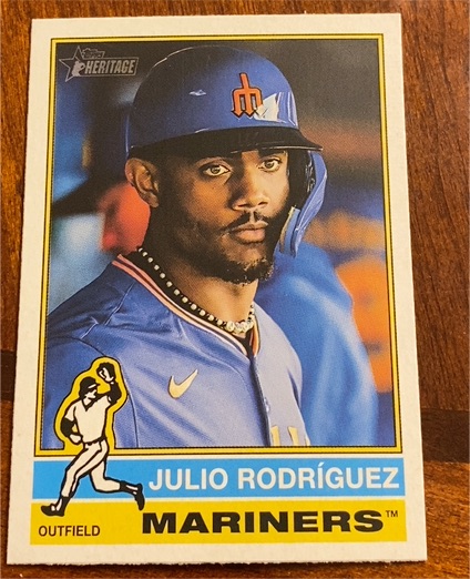 2025 Topps Heritage #369 Julio Rodríguez — front