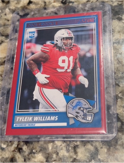 2025 Panini Score #85 Tyleik Williams — front