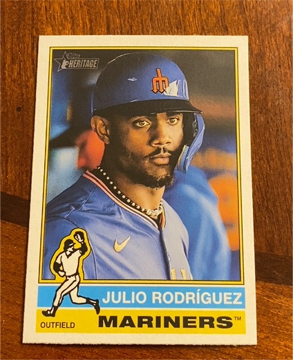 2025 Topps Heritage #369 Julio Rodríguez — front