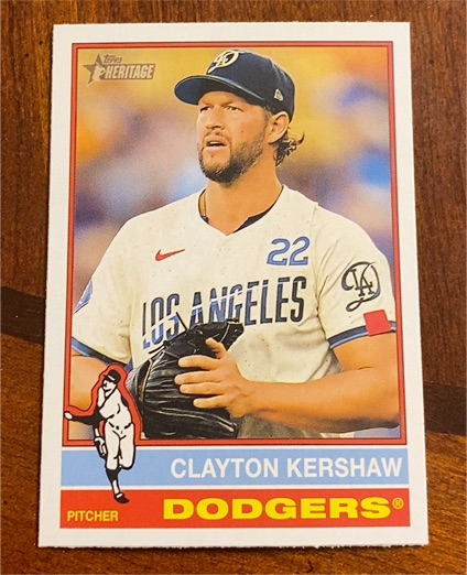 2025 Topps Heritage #64 Clayton Kershaw — front