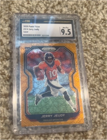 2020 Panini Prizm #314 Jerry Jeudy — front