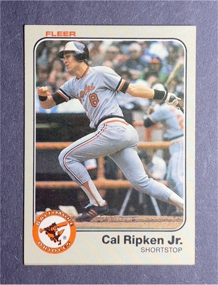 1983 Fleer #70 Cal Ripken Jr. — front