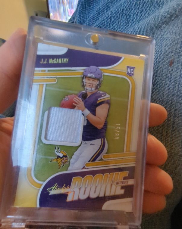 2024 Panini Absolute #ARM-JMY J.J. McCarthy — front