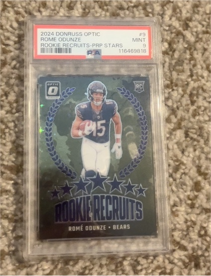 2024 Donruss Optic #9 Rome Odunze Rookie Recruits-PRP Stars — front