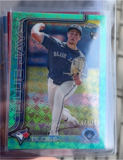 2025 Topps Chrome #188 Jake Bloss — front