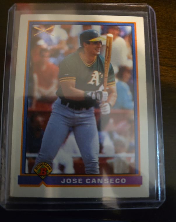 1991 Bowman #372 Jose Canseco — front