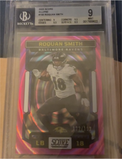 2023 Score Ellipse #13 Roquan Smith — front