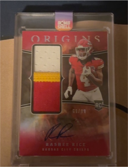 2023 Panini Origins #RJJA-RR Rashee Rice — front