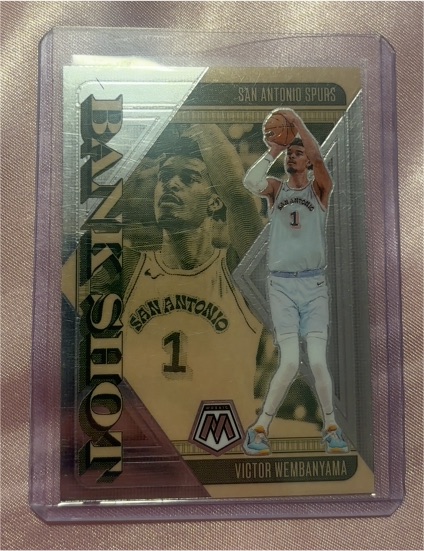 2024-25 Panini Mosaic #20 Victor Wembanyama Bank Shot — front