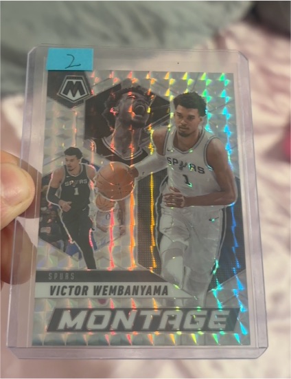 2024-25 Panini Mosaic Montage Victor Wembanyama — front