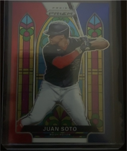 2021 Panini Prizm Stained Glass #SG-3 Juan Soto — front