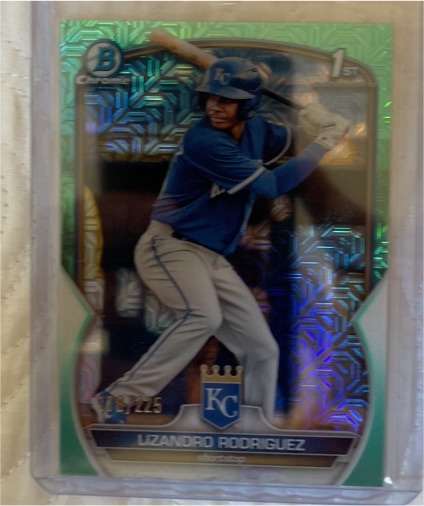 2023 Bowman Chrome #BCP-47 Lizandro Rodriguez — front