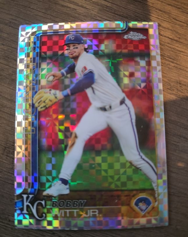 2025 Topps Chrome #93 Bobby Witt Jr. — front