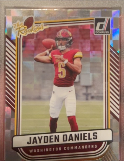 2024 Donruss The Rookies #TR-37 Jayden Daniels — front