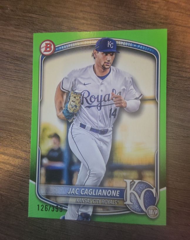2025 Bowman Prospects #BP-103 Jac Caglianone — front
