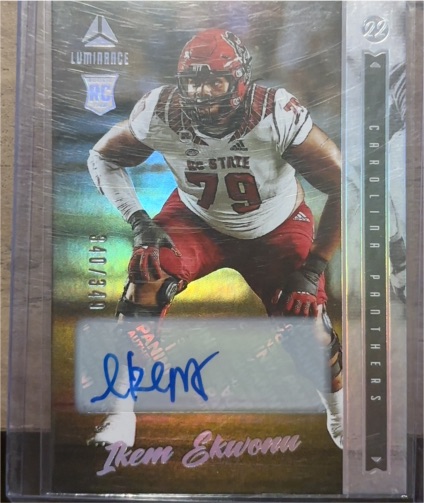 2022 Panini Luminance #29 Ikem Ekwonu — front