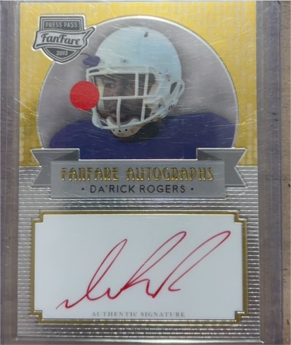 2013 Press Pass Fanfare #FF-DR2 Da'Rick Rogers — front
