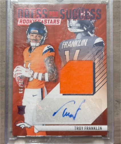 2024 Panini Rookies & Stars Dress for Success #DFS-13 Troy Franklin — front