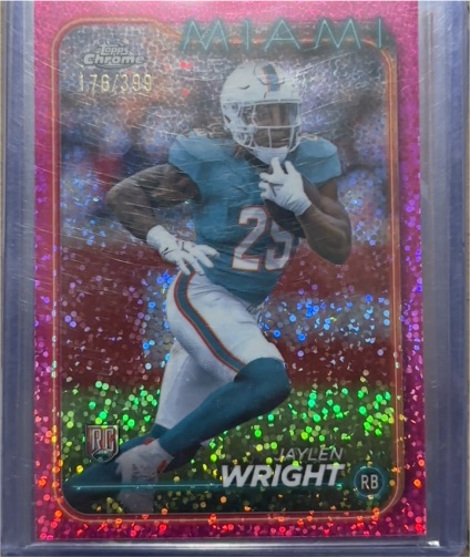 2024 Topps Chrome #239 Jaylen Wright — front