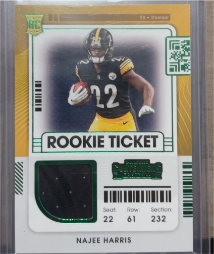 2021 Panini Contenders Rookie Ticket #RTS-NHA Najee Harris — front