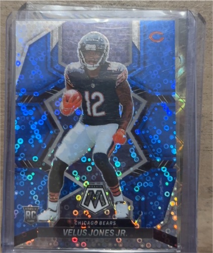 2022 Panini Mosaic #RC Velus Jones Jr. — front