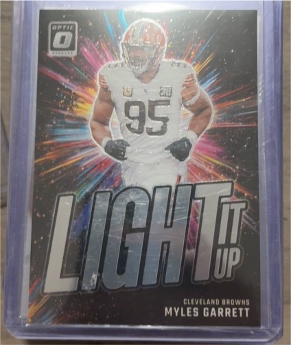 2024 Panini Donruss Optic #13 Myles Garrett Light It Up — front