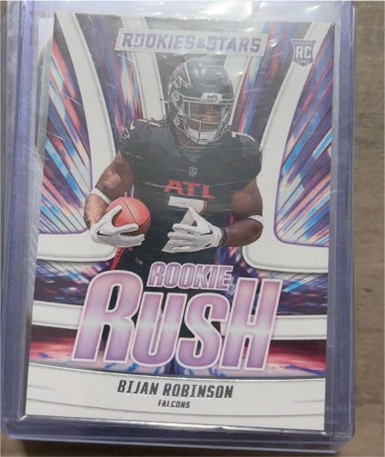 2023 Panini Rookies & Stars #RR-2 Bijan Robinson Rookie Rush — front