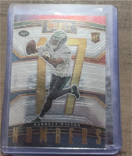 2022 Panini Select #SN-22 Garrett Wilson Select Numbers Rookie — front