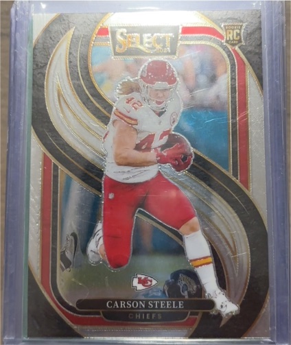 2024 Panini Select #142 Carson Steele — front