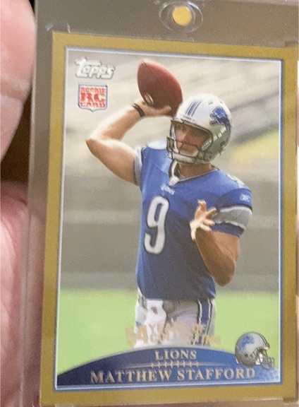 2009 Topps #430 Matthew Stafford Rookie Card — front