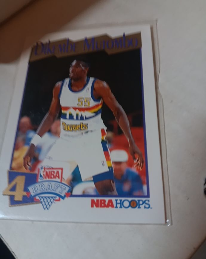 1991-92 NBA Hoops #549 Dikembe Mutombo — front