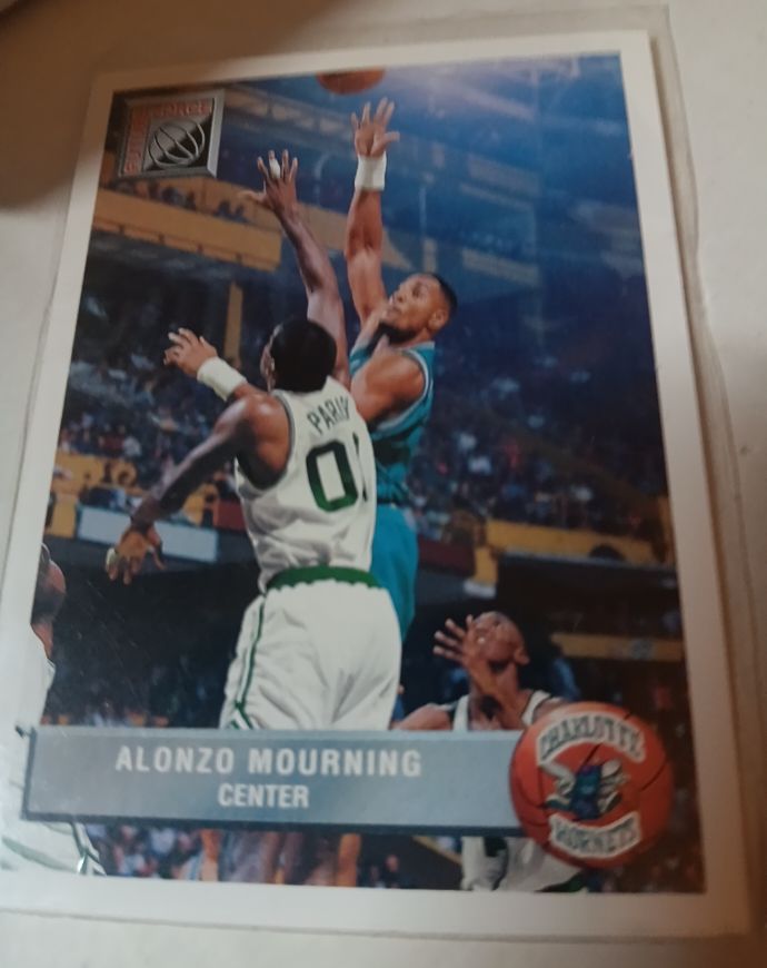 1992-93 Upper Deck McDonald's #P44 Alonzo Mourning — front
