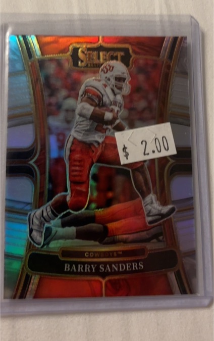 2023 Panini Select Draft Picks #79 Barry Sanders Oklahoma State Cowboys — front