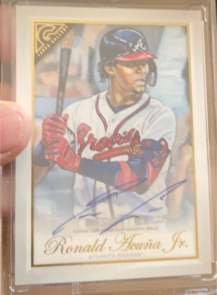 2019 Topps Gallery #78 Ronald Acuna Jr. — front