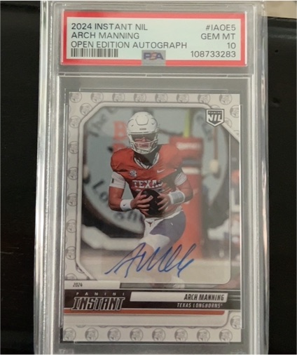 2024 Panini Instant NIL #IAOE5 Arch Manning — front