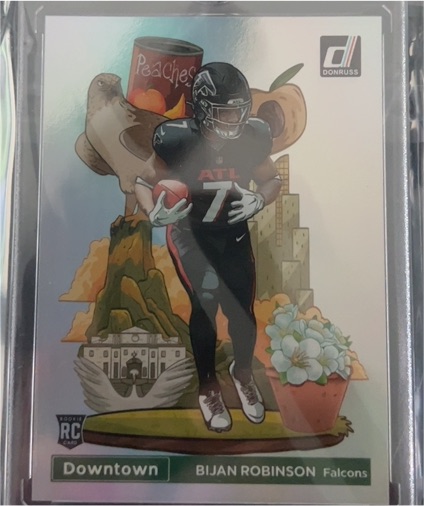 2024 Donruss Downtown Bijan Robinson Falcons — front