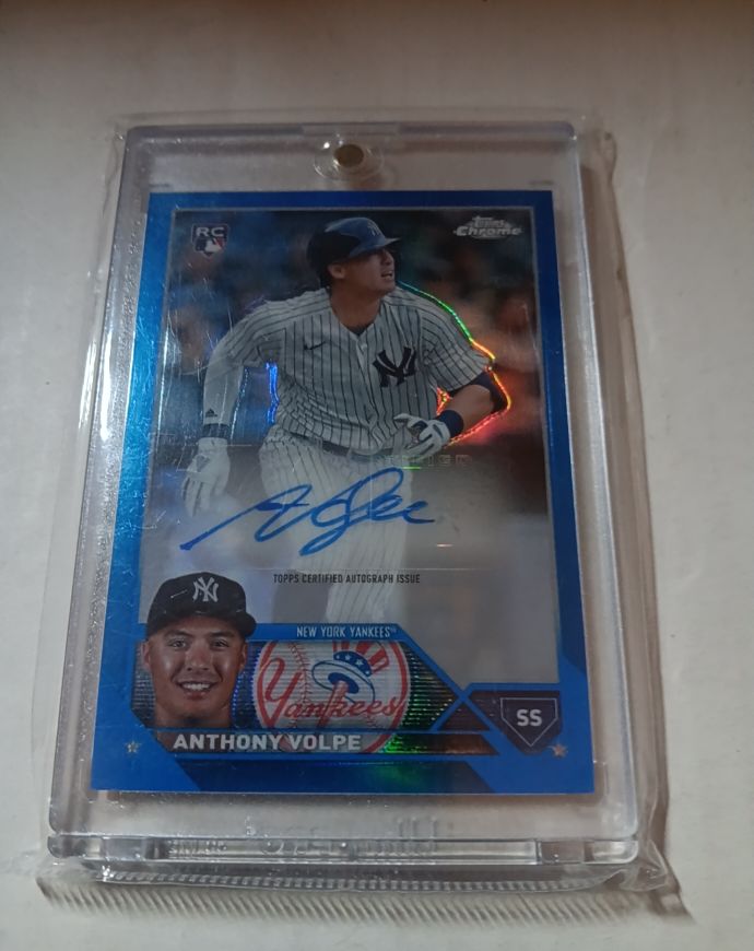 2023 Topps Chrome Update #AC-AV Anthony Volpe — front