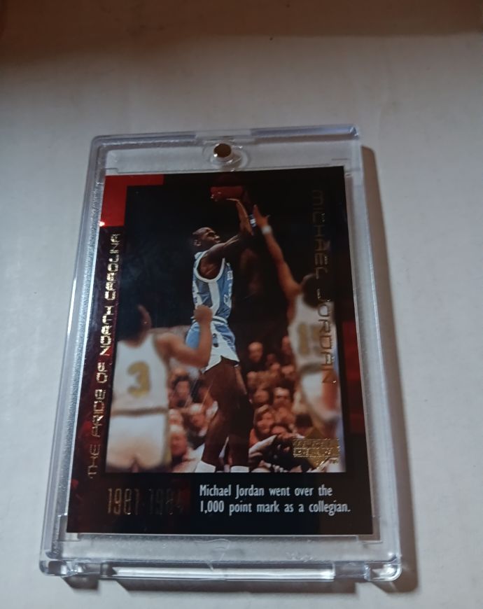 1999 Upper Deck Career Collection #7 Michael Jordan Pride of North Carolina — front
