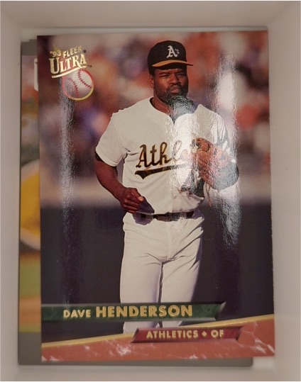 1993 Fleer Ultra #608 Dave Henderson — front