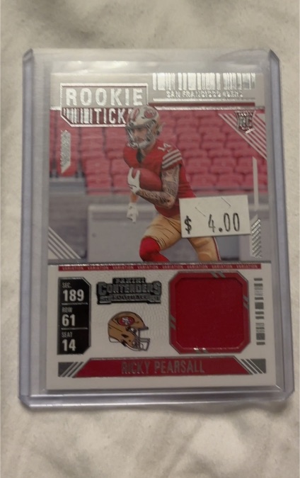 2024 Panini Contenders Rookie Ticket #RTS-RPL Ricky Pearsall — front