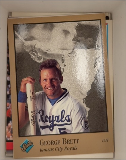 1992 Leaf Studio #181 George Brett — front